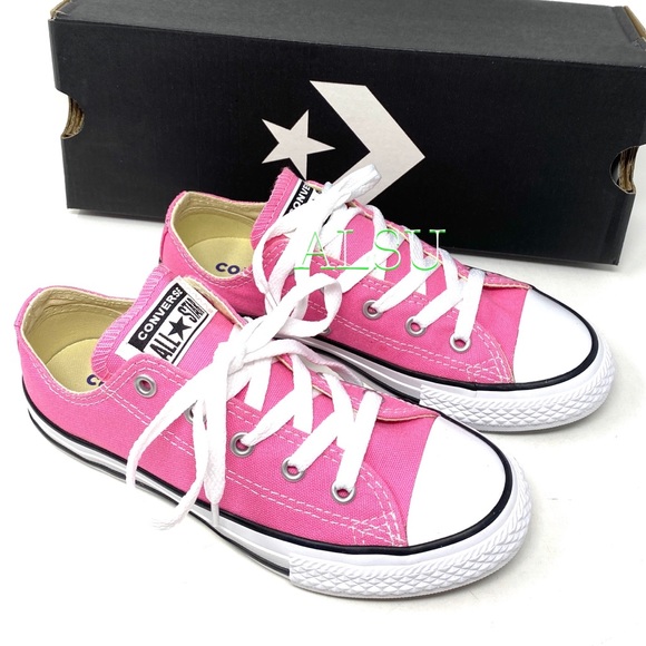 Converse Chuck Taylor Shoes Kid’s All Star Classi Low Pink Casual Size 3J238 - Picture 7 of 10